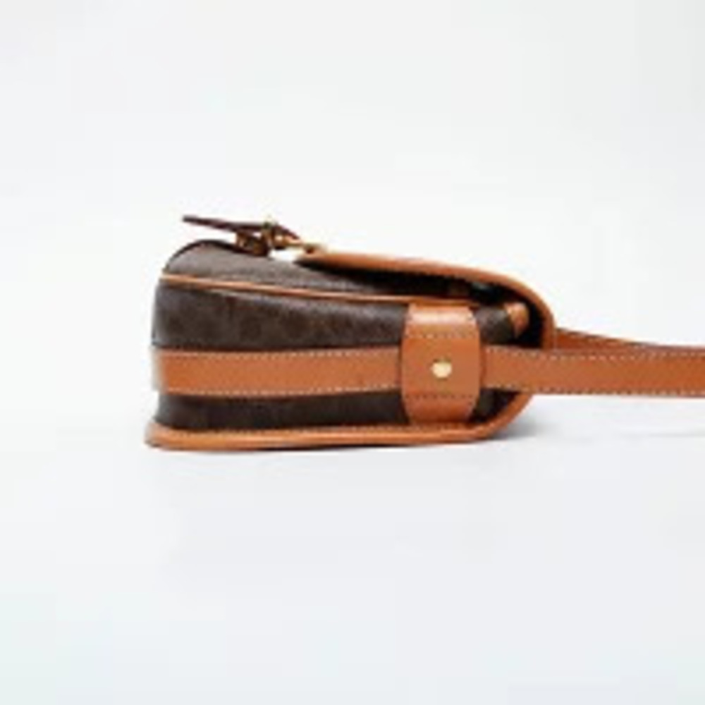 Celine Macadam Shoulder Bag Brown - Picture 5 of 13